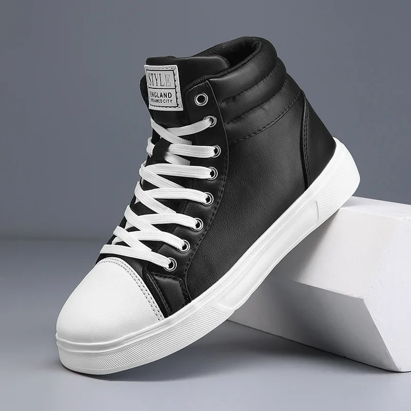 Surge high top leather sneaker bold colorway streetwear style durable traction all-day comfort