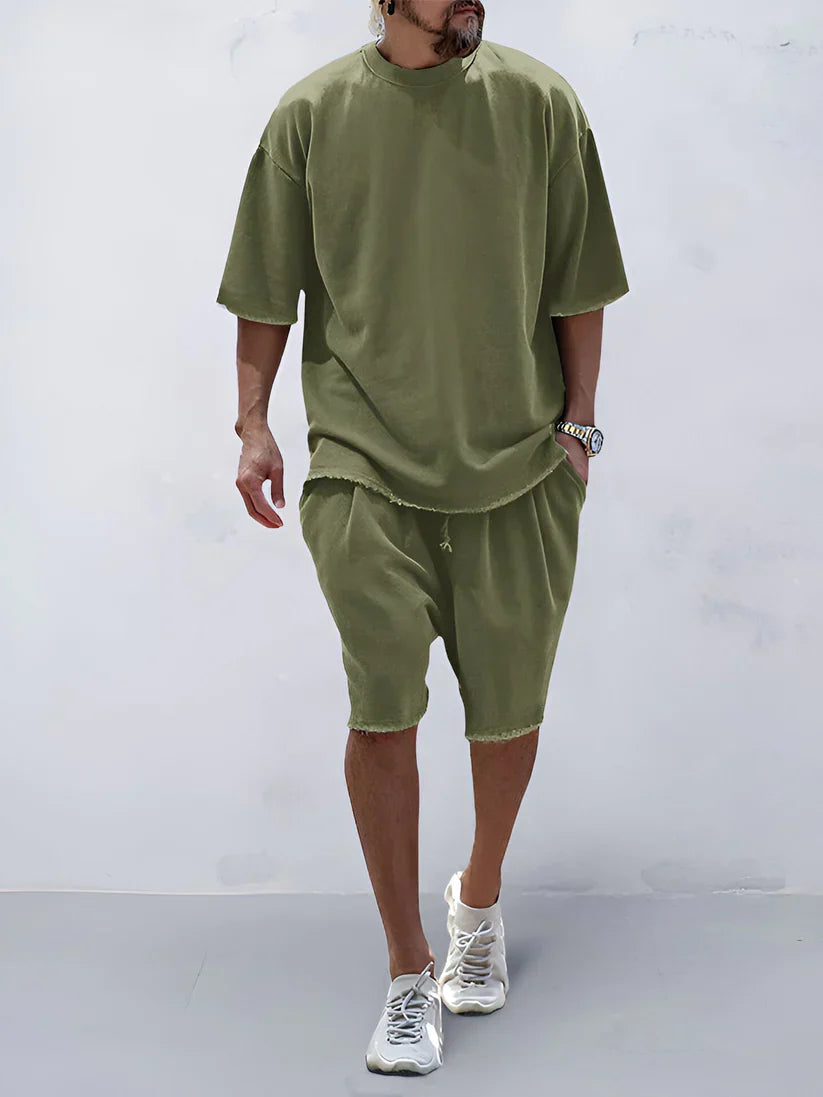 Relaxed fit casual lounge pants neutral tones loose silhouette breathable fabric for all-day comfort