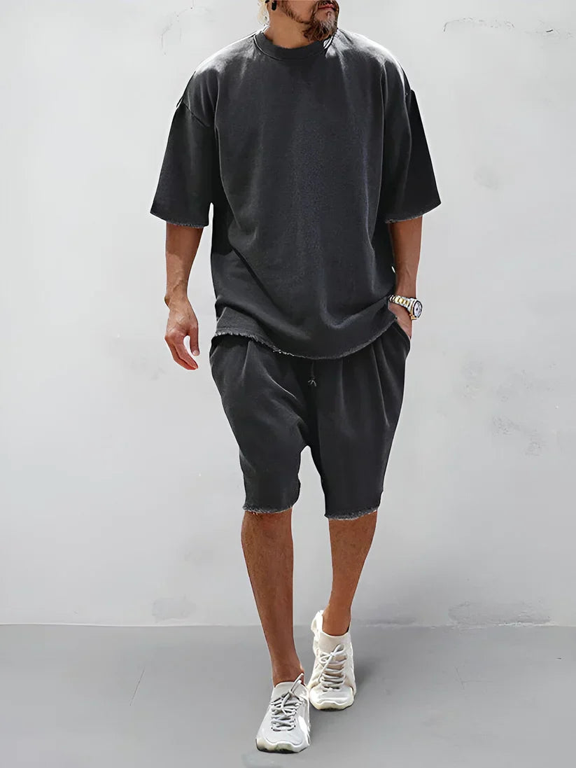 Relaxed fit casual lounge pants in neutral tones with breathable fabric for all-day outdoor comfort