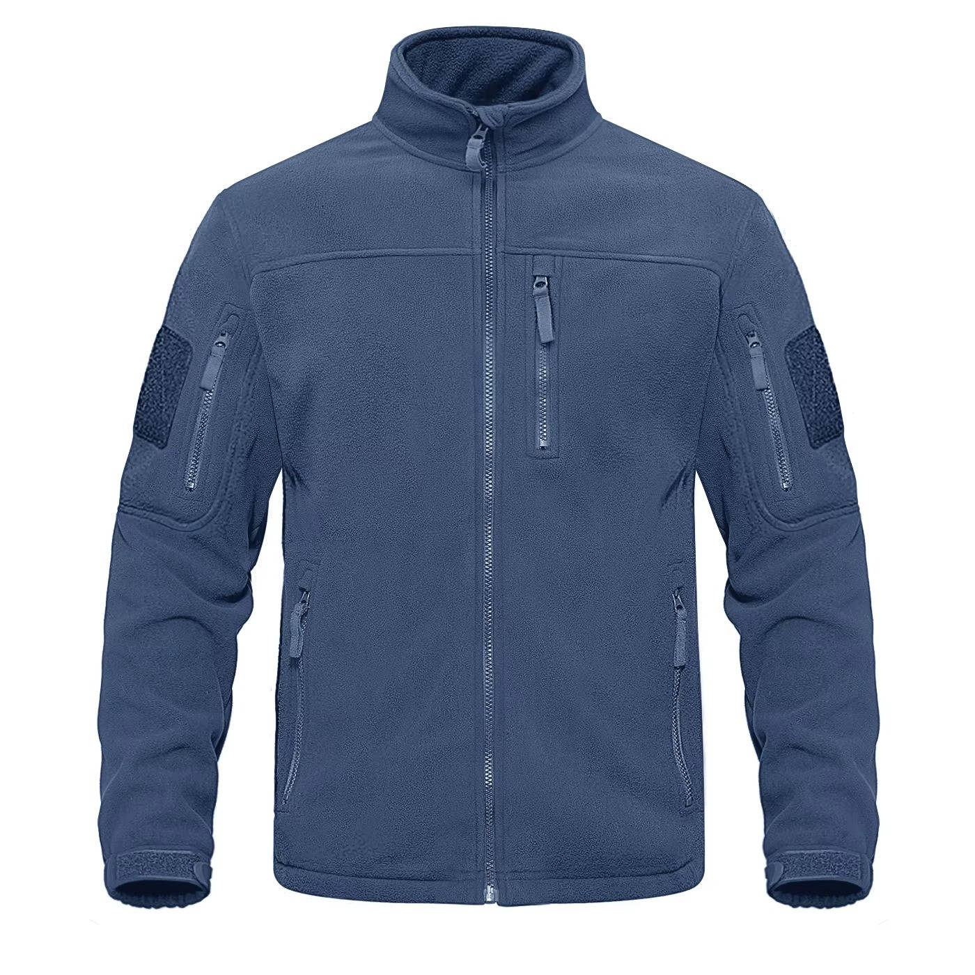 Men's lightweight full-zip fleece jacket in versatile microfiber fabric, ideal for commuters and outdoor wear
