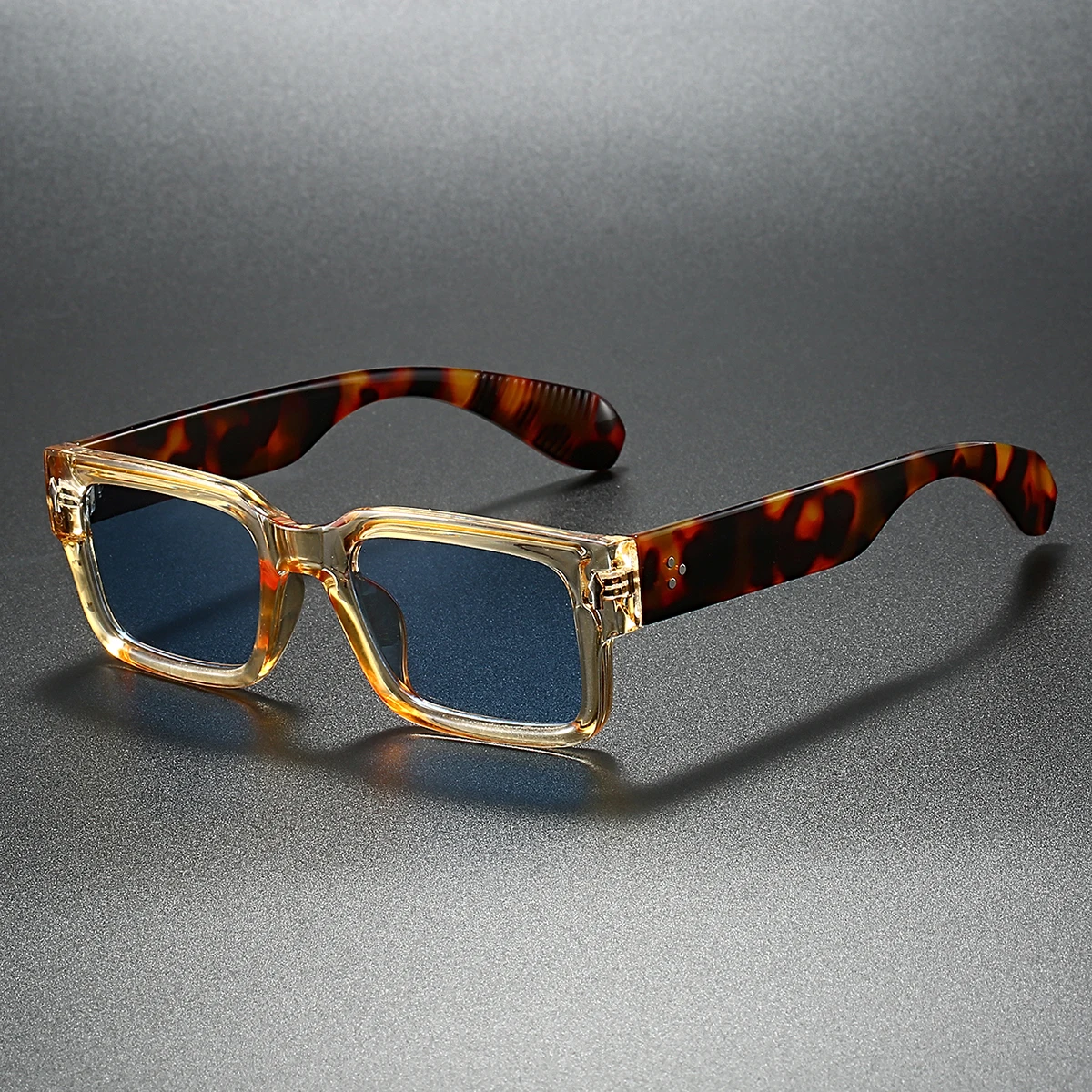 Ardente vintage square gradient sunglasses bold color rims UV protected lightweight polycarbonate beach style