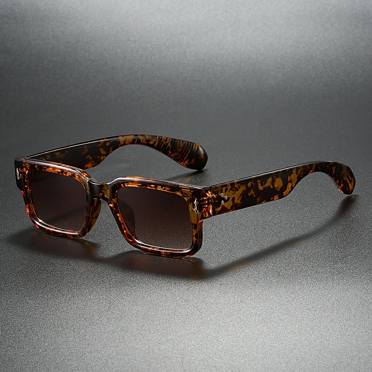 Ardente vintage square gradient sunglasses bold color rims UV protected lightweight polycarbonate beach