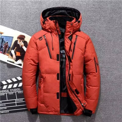 Men's black insulated winter parka waterproof windproof jacket with premium down fill for extreme cold