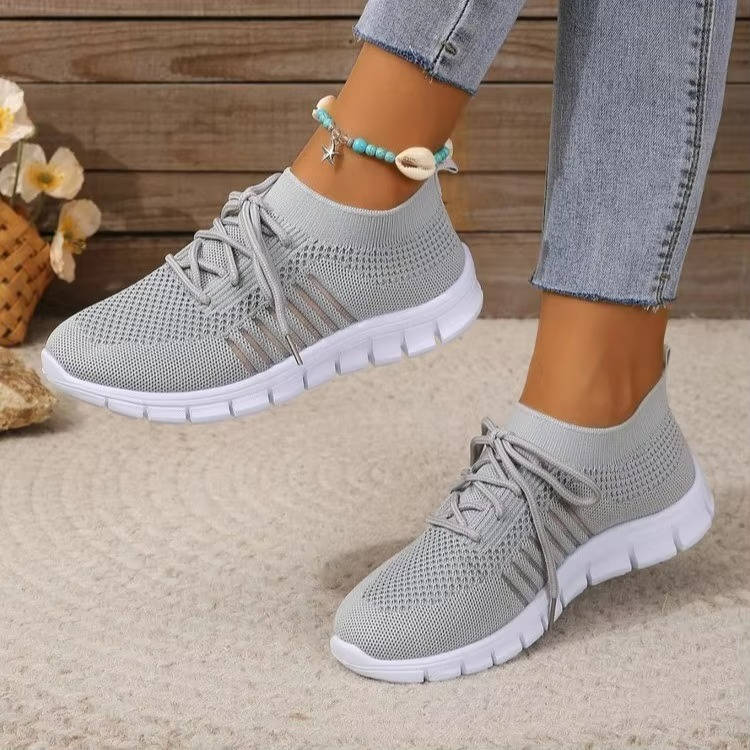 Urbann-Vibe white orthopedic breathable slip-on shoes with arch support for nurses