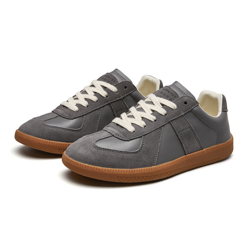 Ruby retro women's sneakers in vegan leather, vintage-inspired casual style with flat sole