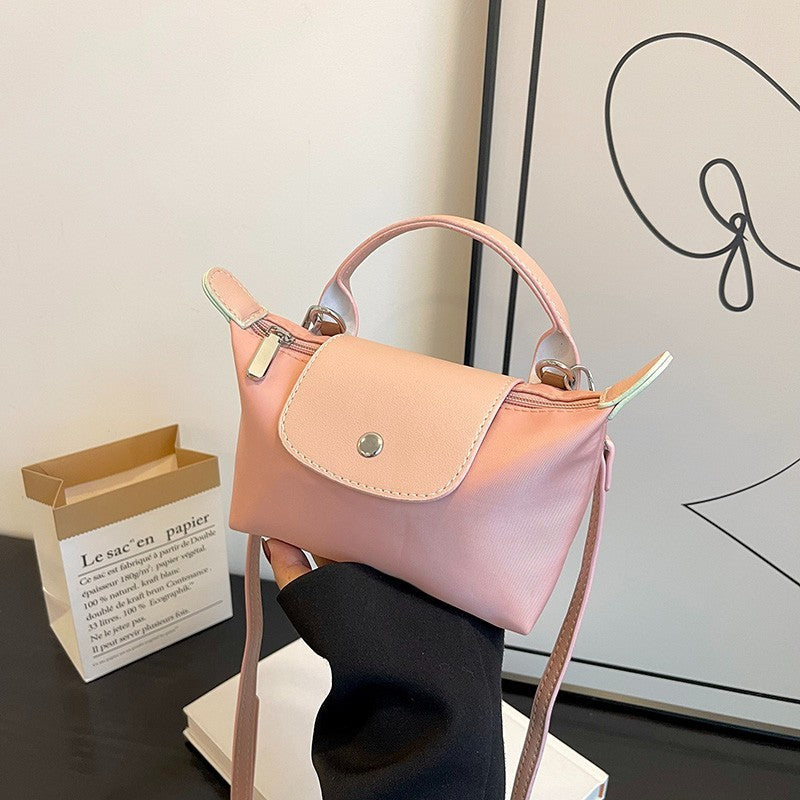 Delilah structured Oxford fabric handbag for women, timeless silhouette in versatile everyday elegance