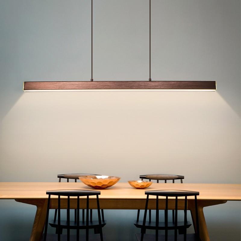 Industrial LED pendant lamp sleek metal frame acrylic diffuser modern interior lighting fixture