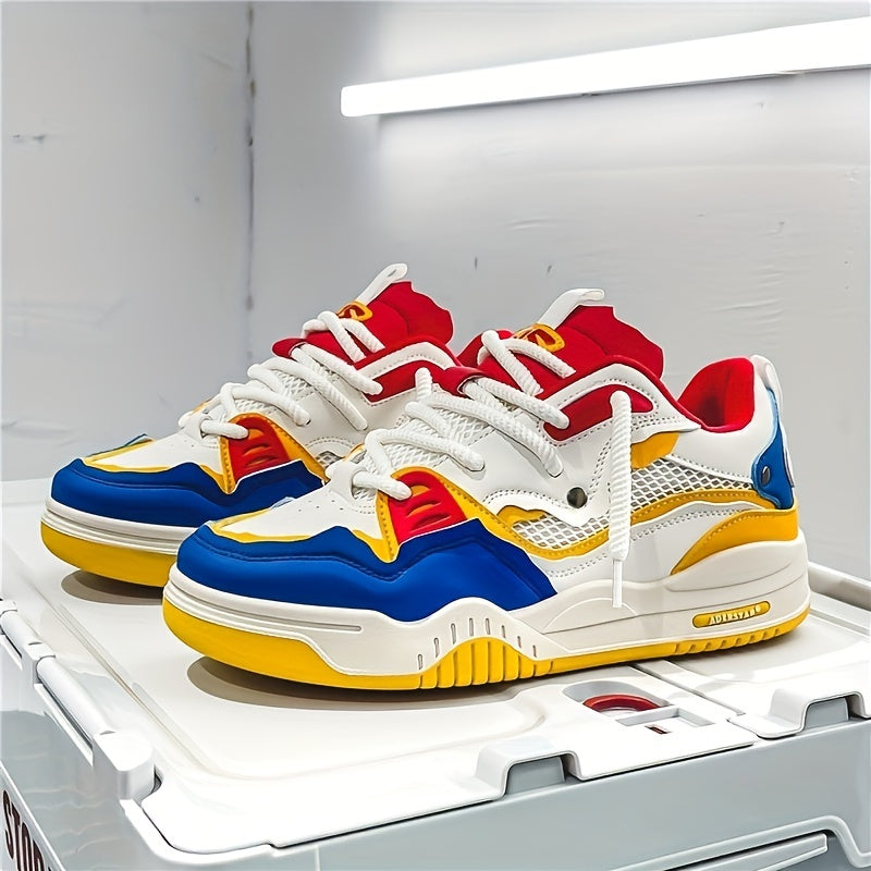 Lightweight breathable casual sneakers with contoured grip sole for active urban lifestyle