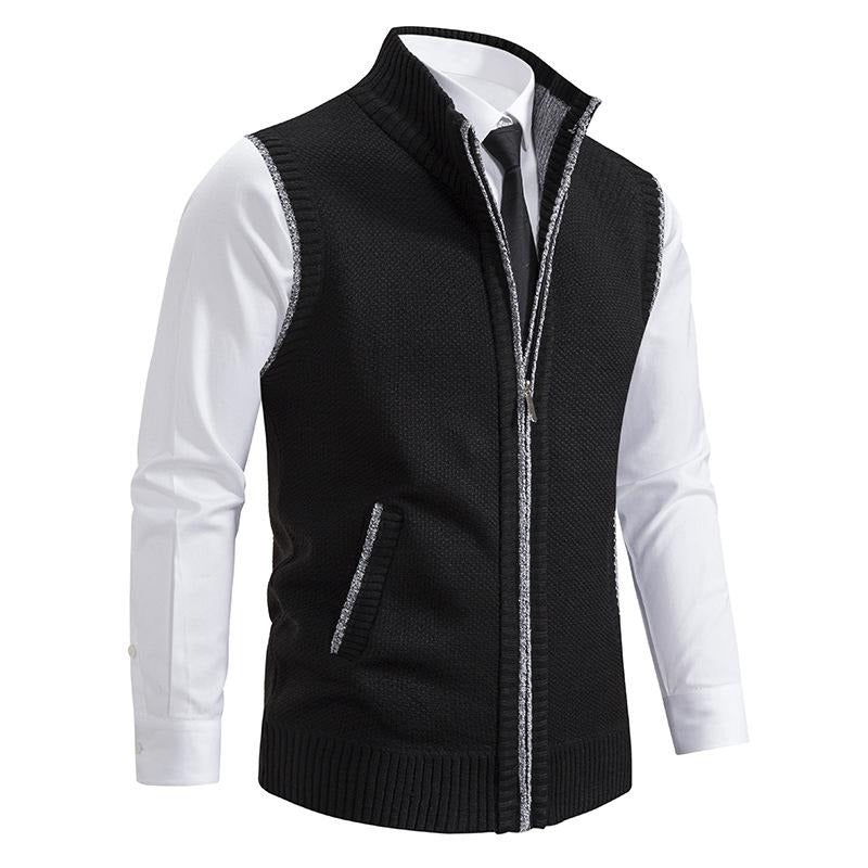 Eclipse unisex sleeveless fleece vest in classic fit, soft warm layering piece for casual to semi-formal wear