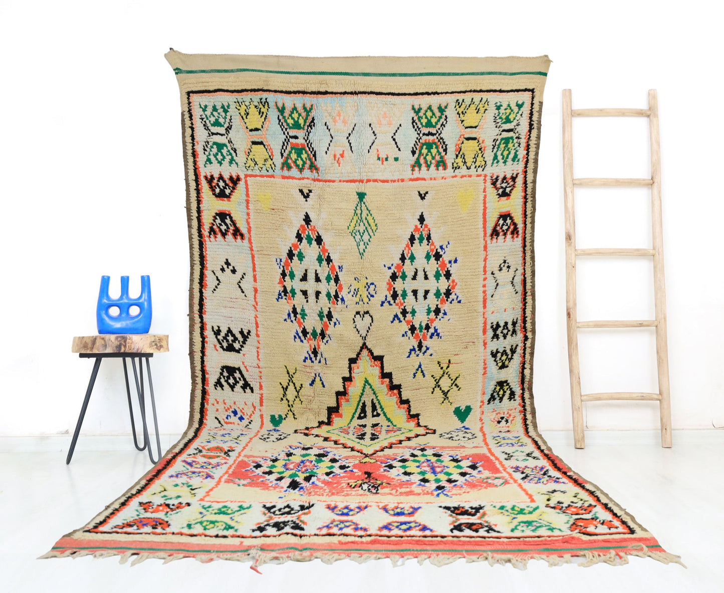 Traym Vintage Moroccan Rug  5'2" x 13'1" - Urbann-Vibe