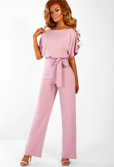 Elegant high-waist women's jumpsuit one-piece with flattering silhouette for everyday glam