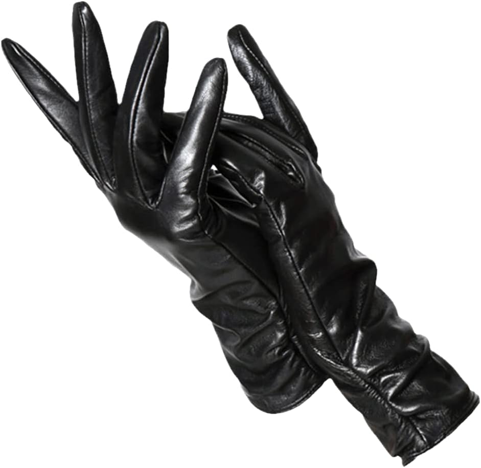 Women's Elise premium full grain leather gloves with wool lining, elegant winter style, 10 colors