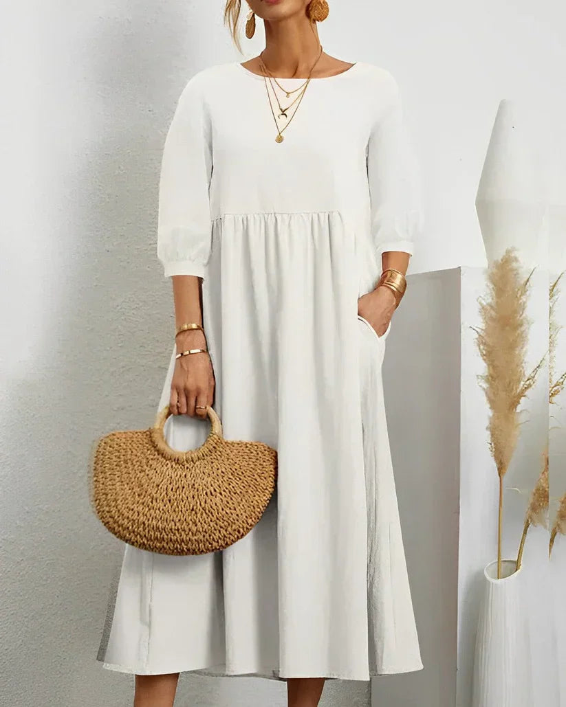 Elle&Vire lightweight summer dress women airy breathable fit versatile warm days stylish contemporary look