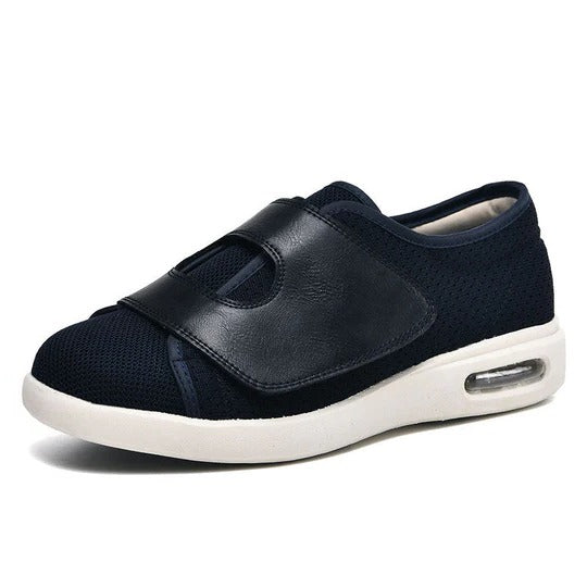 Urbann-Vibe extra wide fit shoes breathable non-binding comfort adjustable hook-and-loop closure daily swelling