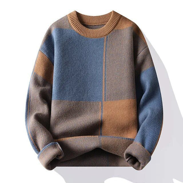 Men's premium cotton jumper soft breathable sustainable style modern wardrobe easy care refined fit