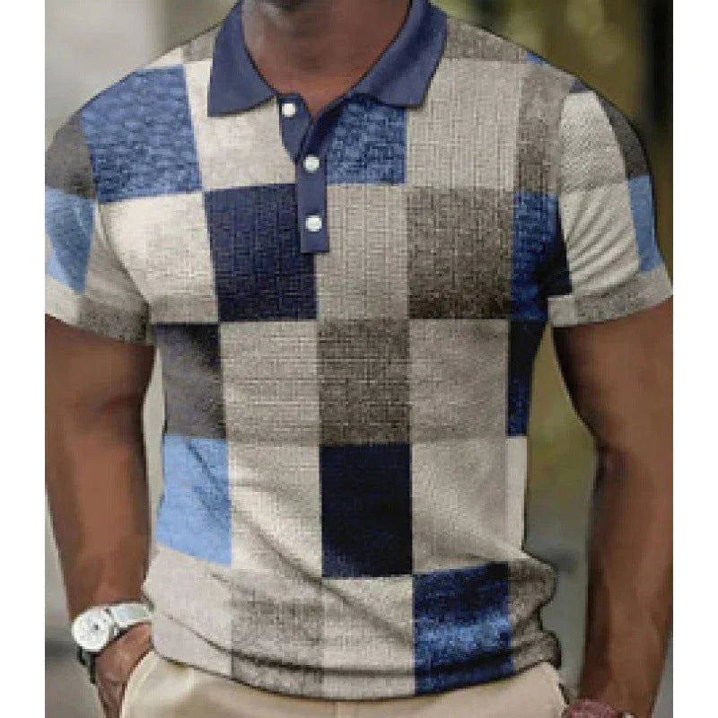 Men's classic polo shirt in versatile hues, relaxed fit, durable easy-care fabric for everyday wear