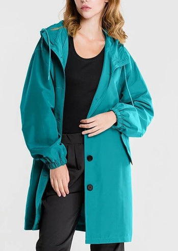 Women's loose fit hooded winter coat with button closure, Dakota style for cozy everyday warmth
