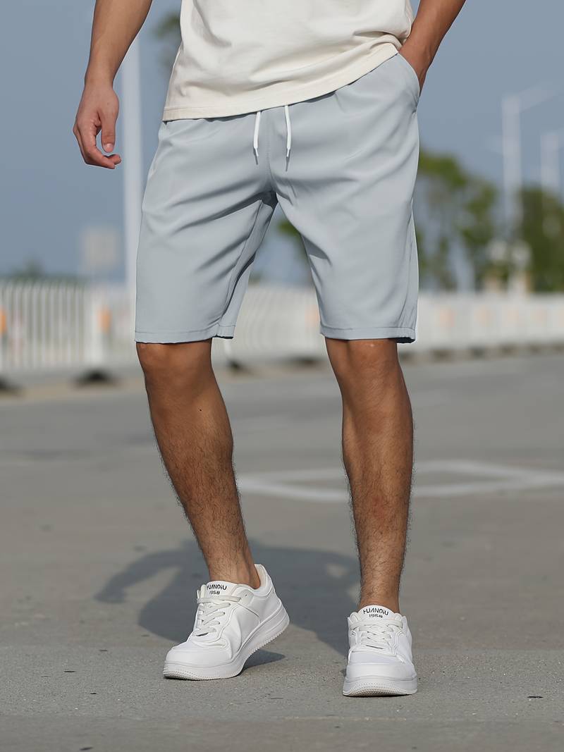 Men's graphic drawstring shorts bold printed design relaxed fit adjustable waist casual comfort style