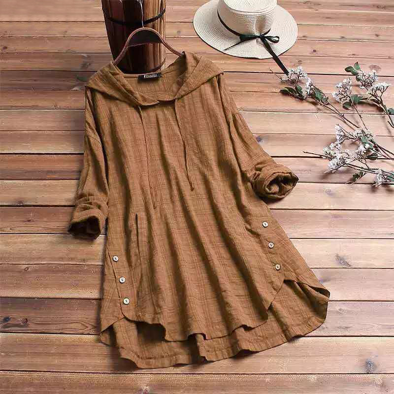 Amara™ | Plaid Comfort Hoodie Dress