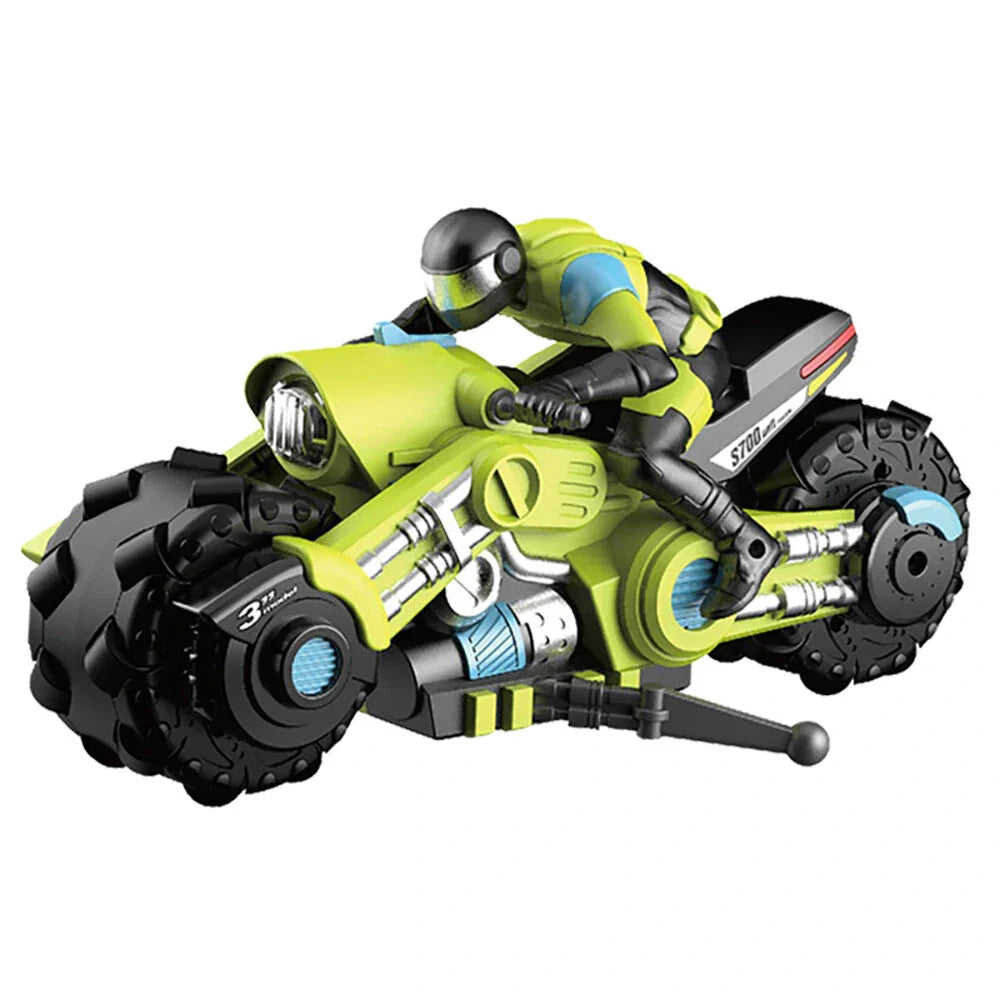 1:10 scale RC drift car with 360-degree spin, kid-friendly remote control toy, stable signal, stunt ready