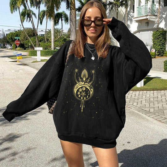 Velaris Leva relaxed-fit soft knit sweater in neutral tone, casual cozy silhouette with polished everyday style