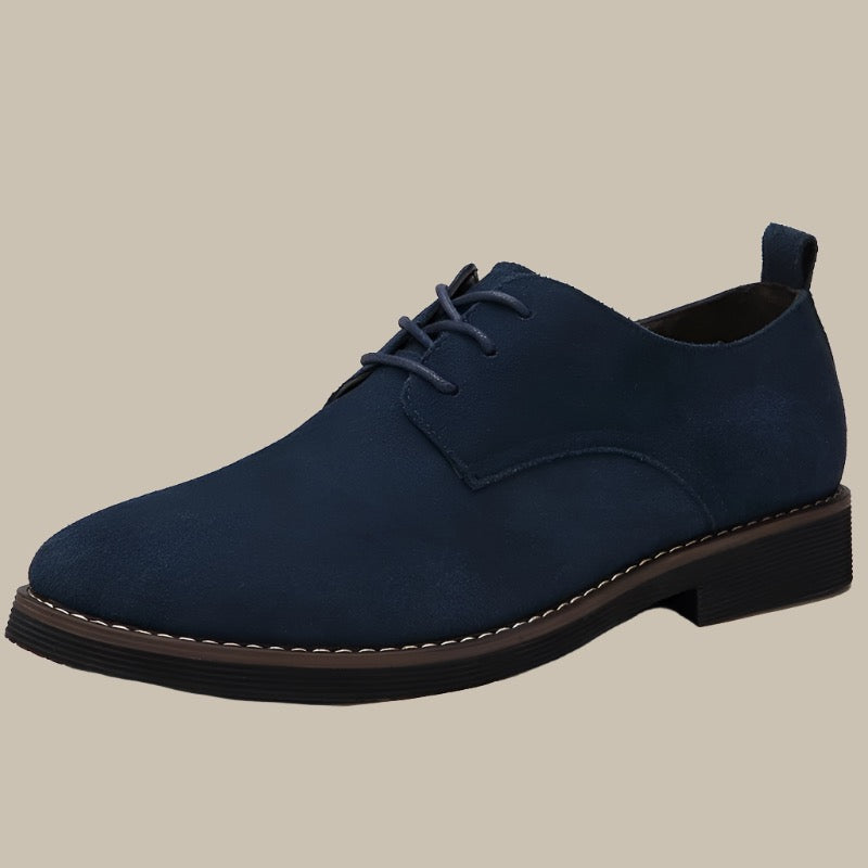 Men's black formal dress shoes sleek silhouette polished finish elegant professional style