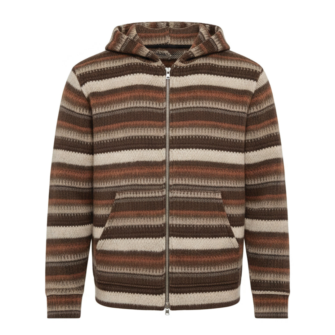 Sienna hooded jacket woven cotton-polyester blend soft-washed finish loose fit urban style