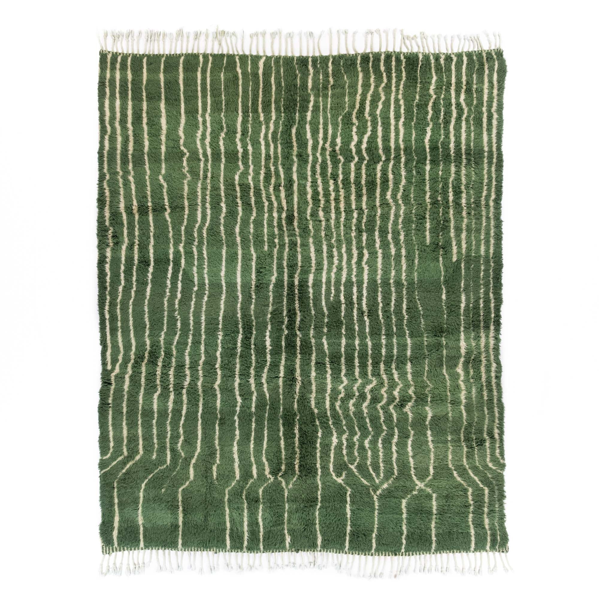 Forest Veins - Luxury Shag Moroccan Rug - Urbann-Vibe