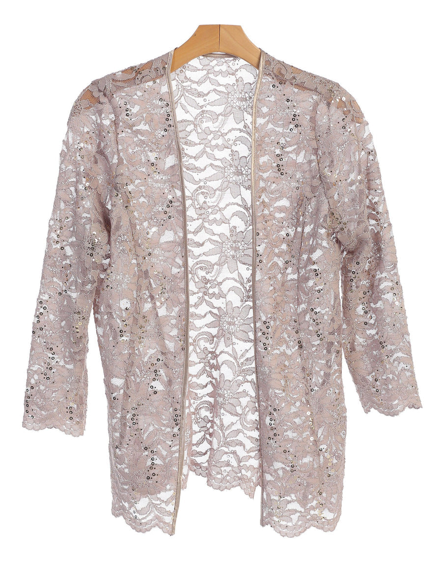 Cocoa L Formal Lace Scallop Edge Jacket Sale - Urbann-Vibe
