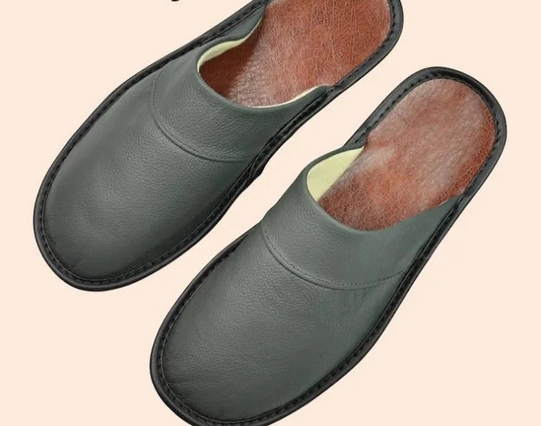 Alexander men's cozy slip-on slippers minimalist lounge style with soft interior for all-day comfort