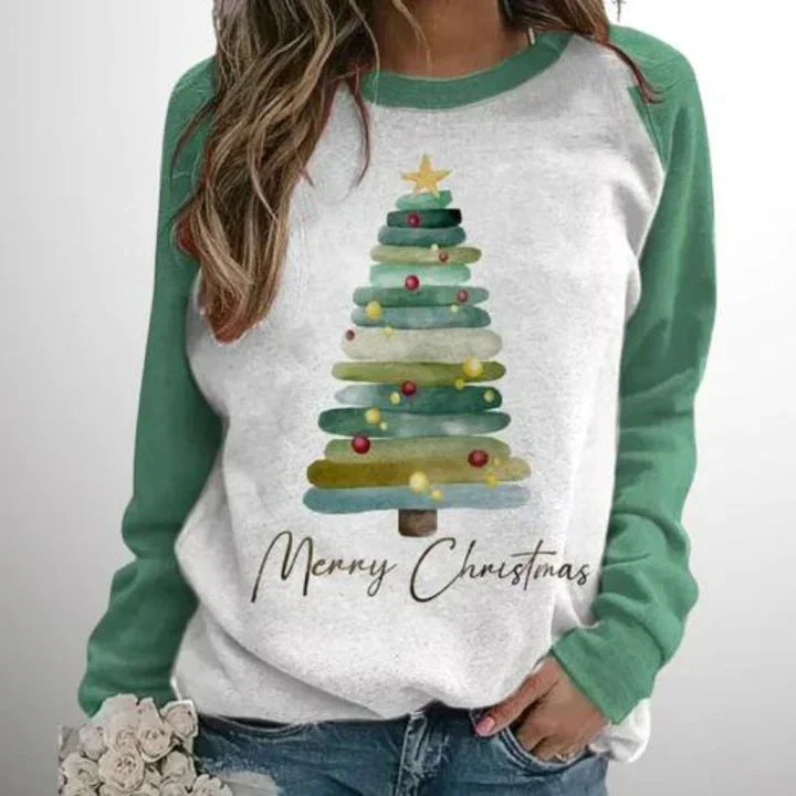 Hollie women's knit sweater neutral versatile all-season soft sustainable easy-care jumper