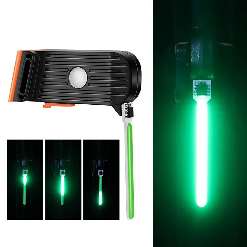 GlowTube rechargeable bicycle tail light compact LED rear safety light for night commuters