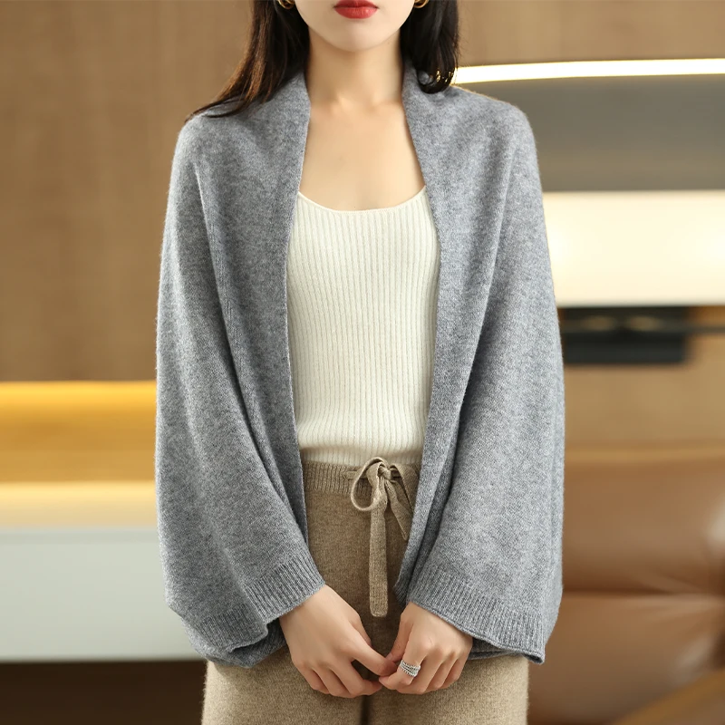 Cascade multiway merino wool shawl women soft wrap scarf neck warmer understated elegance