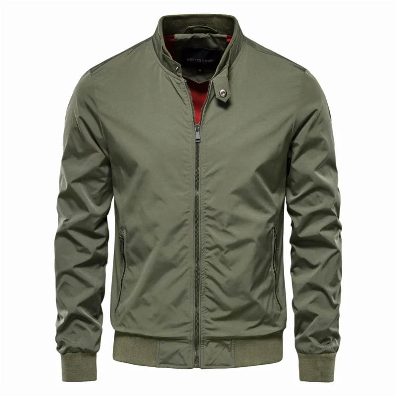 Lorenzo men's lightweight spring jacket casual silhouette breathable fabric for everyday layering