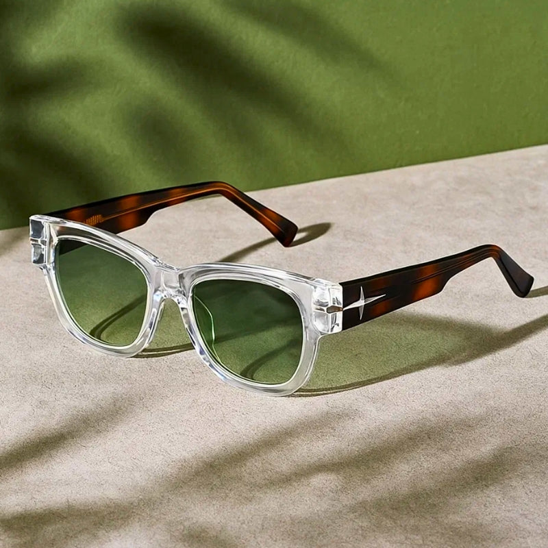 Bold sculpted UV400 sunglasses lightweight durable frames everyday style Marcelle Shades