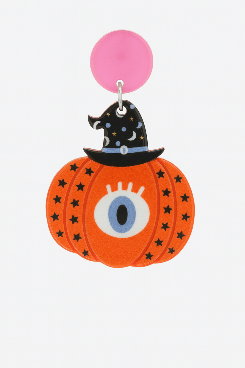 Halloween Bewitched Pumpkin Earrings - Urbann-Vibe