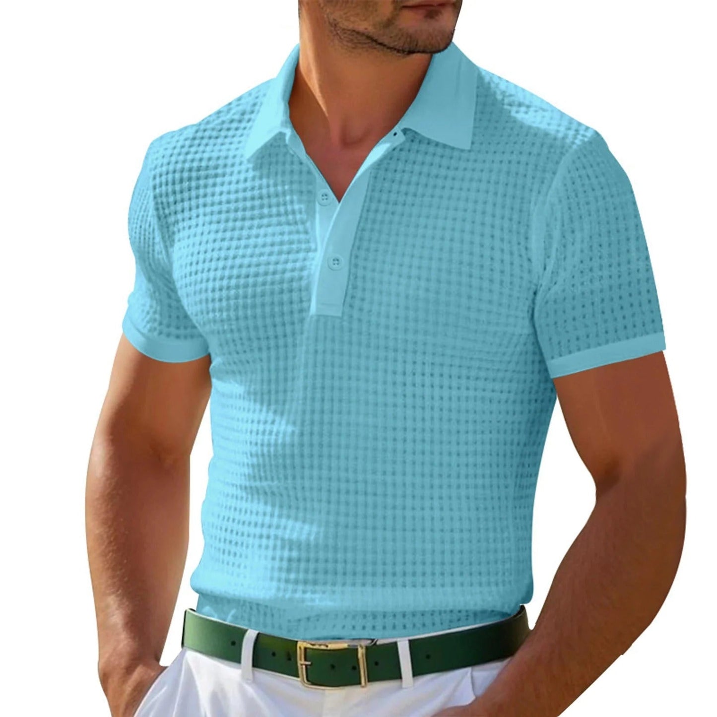 Mardy men's classic polo shirt lightweight breathable fabric slim cut summer style