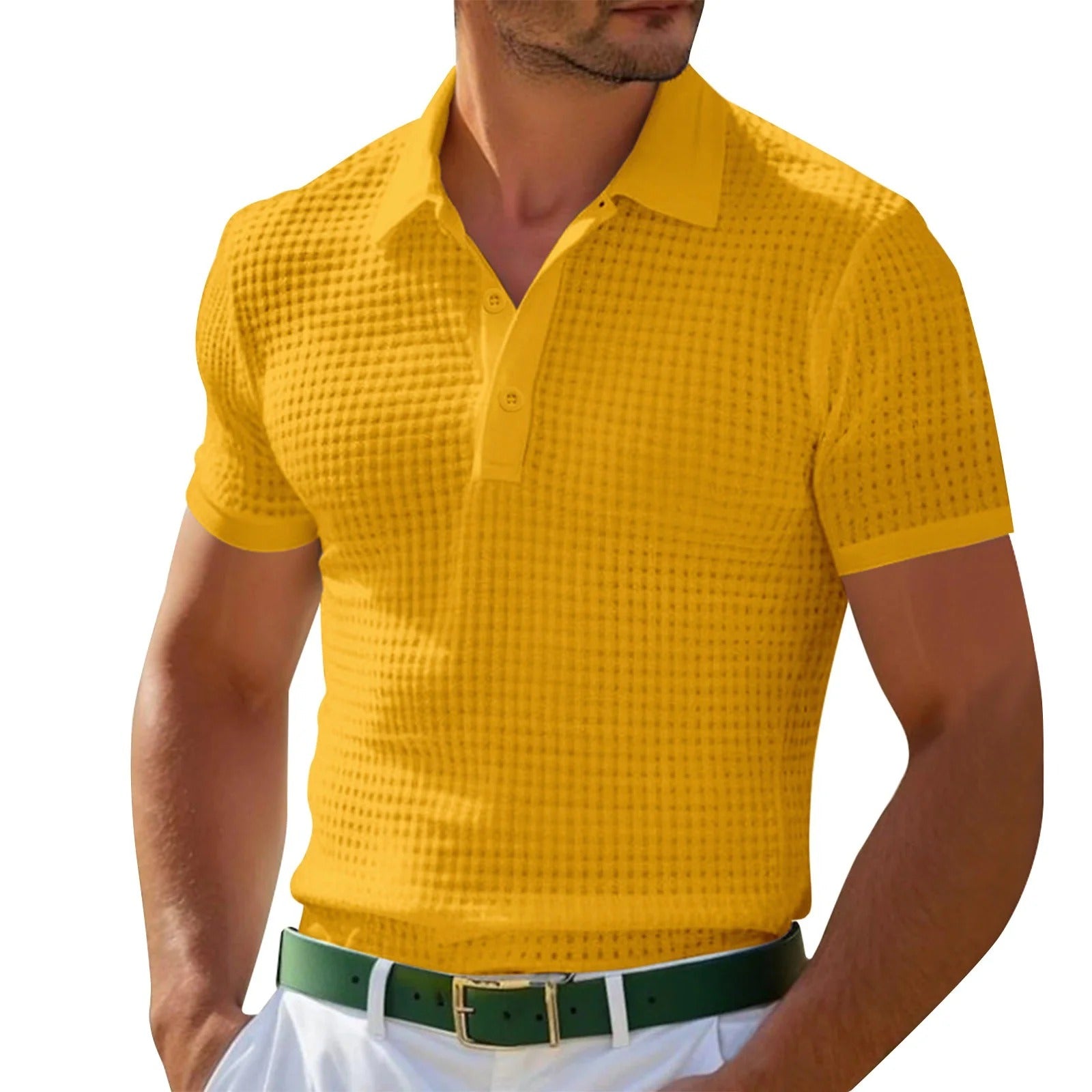 Mardy men's classic polo shirt lightweight breathable fabric summer comfort slim refined cut