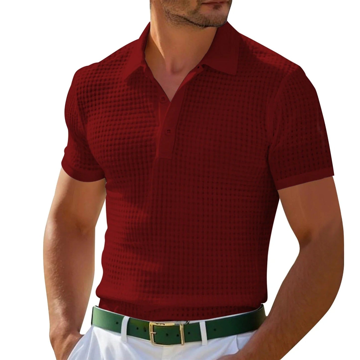 Mardy men's classic polo shirt lightweight breathable fabric slim cut summer comfort top