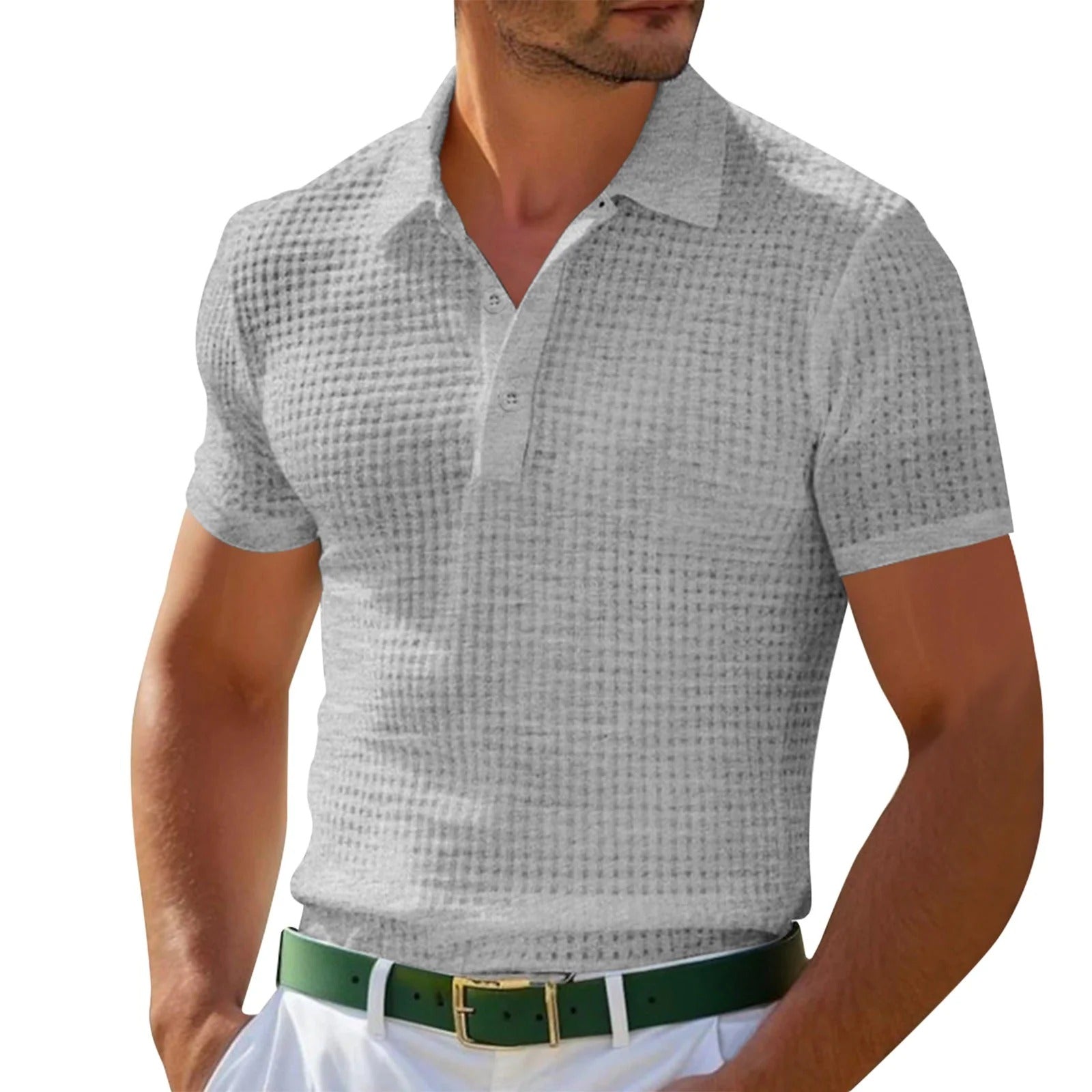 Mardy men's classic polo shirt lightweight breathable summer fabric slim refined cut