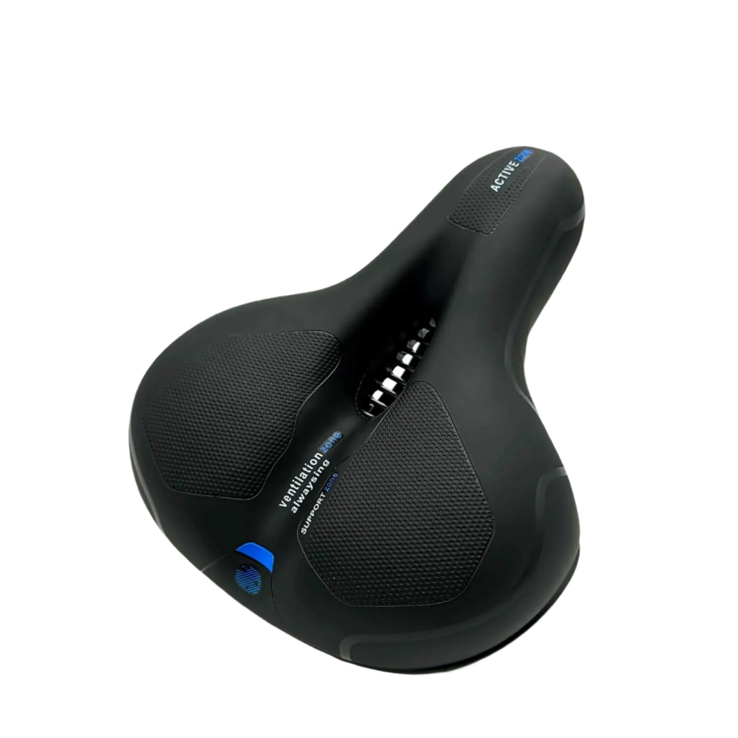CloudComfort Pro cycling saddle with ergonomic padding and flexible cushion for endurance road cyclists