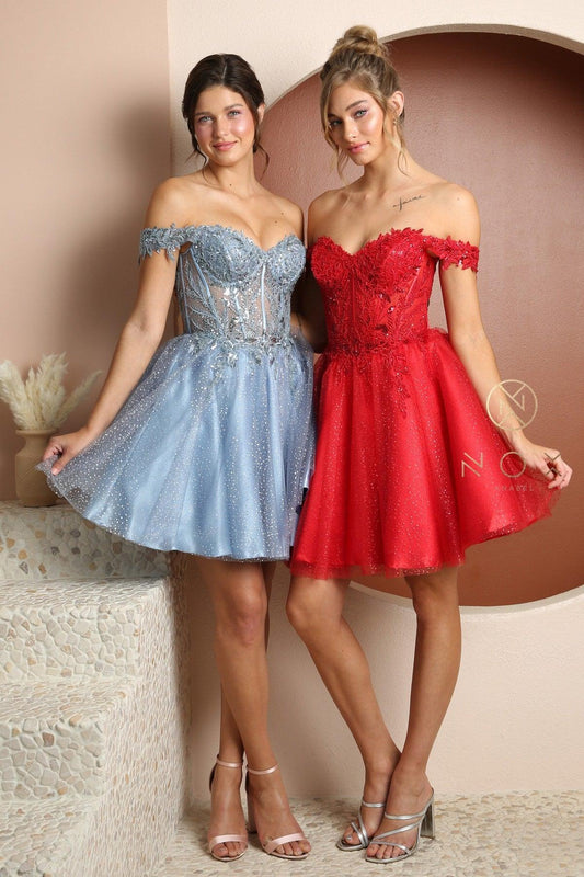 Homecoming Short Off Shoulder Prom Dress Sale - Urbann-Vibe