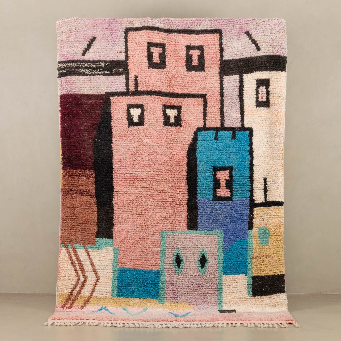 Houdaifa - vintage boujad rug - Urbann-Vibe