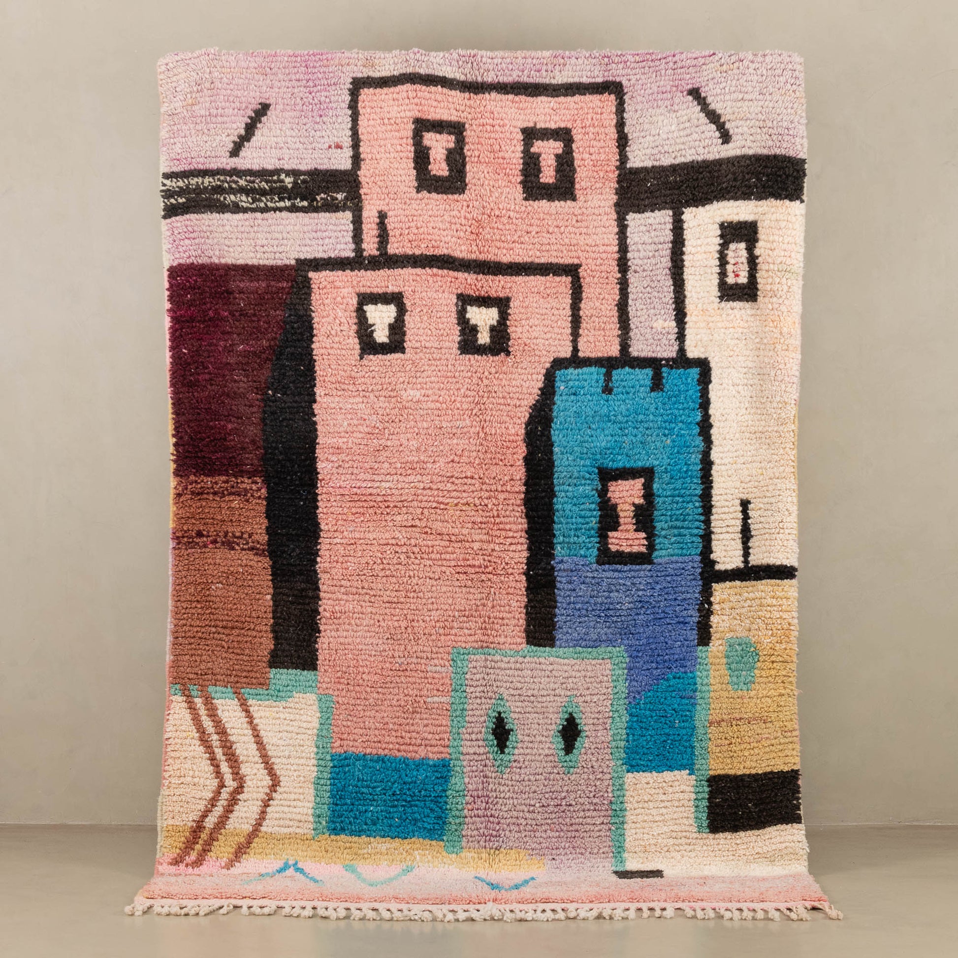 Houdaifa - vintage boujad rug - Urbann-Vibe