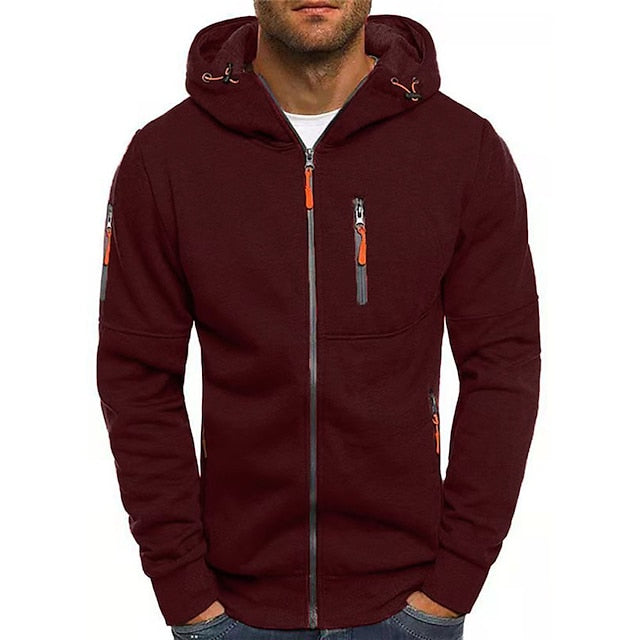 James cozy gray hoodie sweatshirt soft fabric relaxed casual fit with snug hood