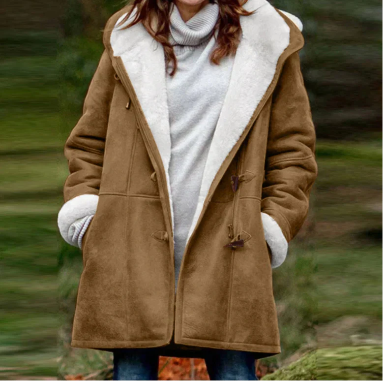 Women's Faye winter jacket warm cozy fit timeless elegant silhouette premium durable cold weather coat