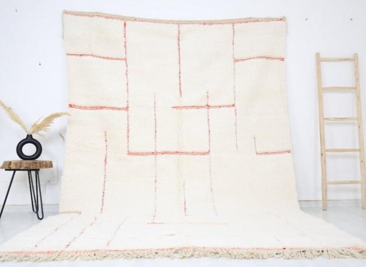 Sajiram Beni Ourain Rug 6'8" x 9'8" - Urbann-Vibe