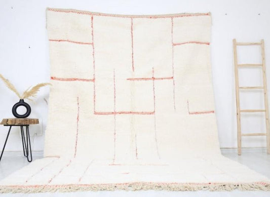 Sajiram Beni Ourain Rug 6'8" x 9'8" - Urbann-Vibe