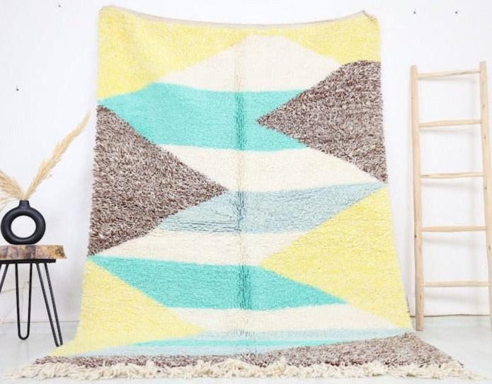 Tiziri Beni Ourain Rug 5'3" x 7'9" - Urbann-Vibe