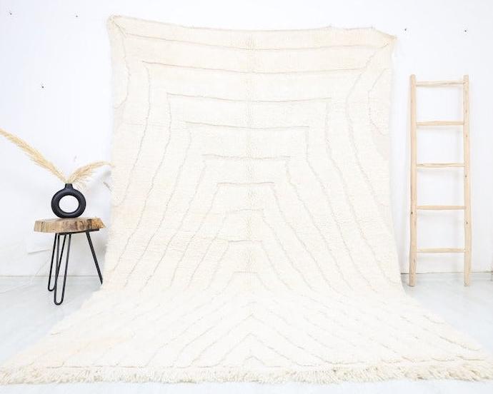 Illi Beni Ourain Rug 6'4" x 9'8" - Urbann-Vibe